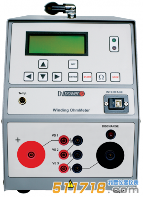 瑞典DV POWER RMO20TW抽頭轉換開關分析儀和線組電阻計