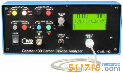 美國CWE Inc. Capstar-100 CO2分析儀
