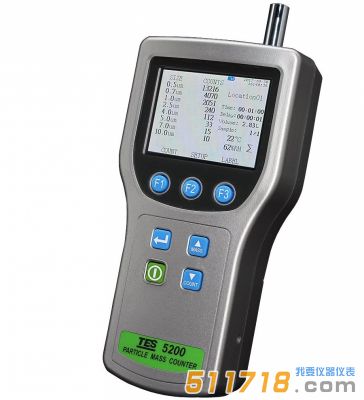 臺灣泰仕 TES-5200粒子質量濃度計數器